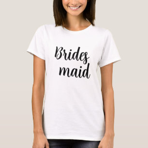 Brautjungfer-Shirts, Junggesellinnenabschied-Shirt T-Shirt