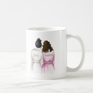 Brautjungfer? Tassen-kräuselt schwarzes Kaffeetasse