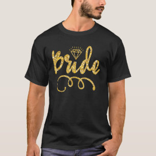 Brautjungfer Trendy Retro Braut Squad Stamm Hochze T-Shirt