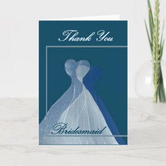 Brautjungfern-Hochzeit DANKEN IHNEN Dankeskarte