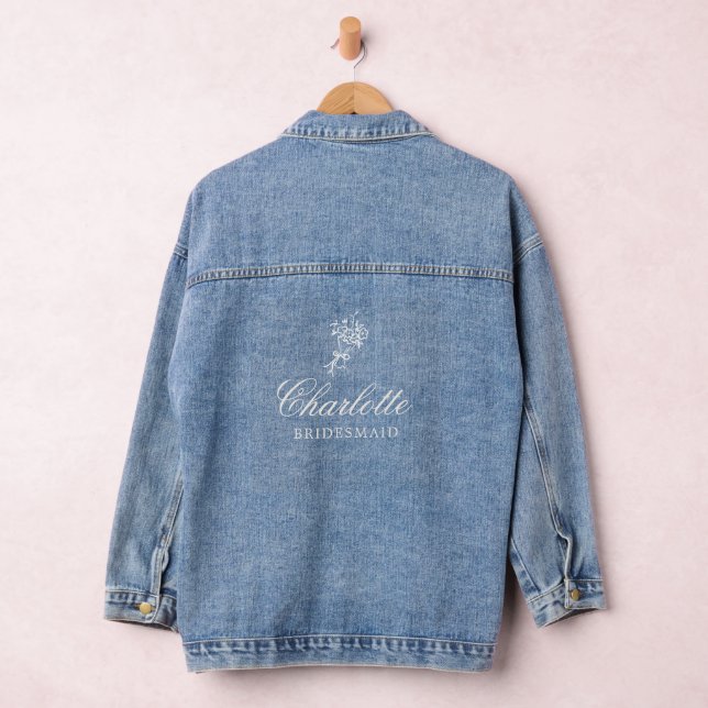 Brautjungfern-Hochzeit Jeansjacke (Hangar)