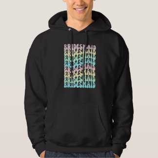 Brautjungfern I Do Crew Retro Junggesellinnenabsch Hoodie
