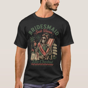 Brautjungfern-Schärpe-Trägerin T-Shirt