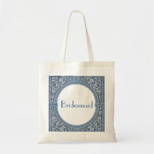 Brautjungfern-Tasche - Denim-blauer Vintager Tragetasche
