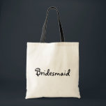Brautjungfern-Tasche Tragetasche<br><div class="desc">Die perfekte Tasche für das Geschenk Ihrer Brautjungfern.  Hält alle Wesensmerkmale an Ihrem Hochzeitstag.</div>