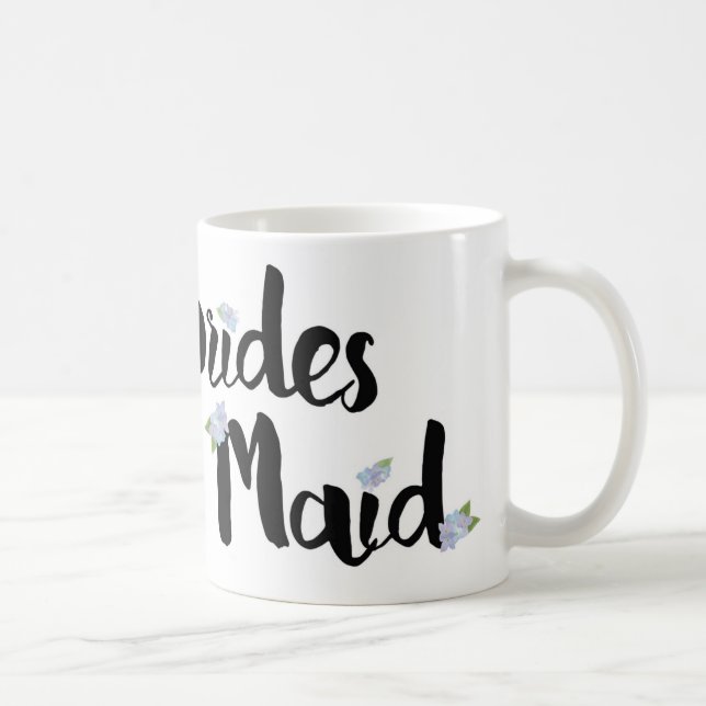 Brautjungfern-Tasse - lila Hydrangeas Tasse (Rechts)