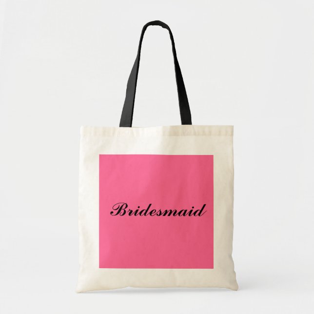Brautjungferngeschenk-Tasche Tragetasche (Vorne)