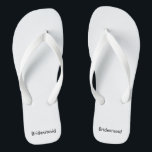 Brautjungfernpurzelbäume Flip Flops<br><div class="desc">Brautjungfernpurzelbäume</div>