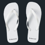 Brautjungfernpurzelbäume Flip Flops<br><div class="desc">Brautjungfernpurzelbäume</div>