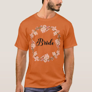 Brautjunggesellinnen Blumenkranz Team Braut Hochze T-Shirt