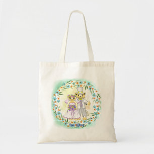 Brautkatze und Bräutigam Hochzeitstasche Tragetasche