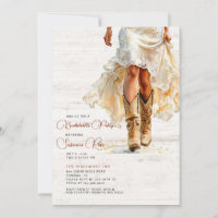 Brautkleid Cowgirl Stiefel Junggesellinnenabschied