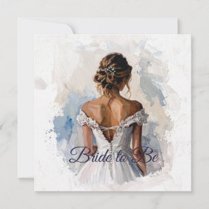 Brautkleid der zukünftigen Braut Karte
