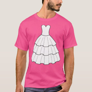 Brautkleid Junggesellinnenabschied Party T-Shirt