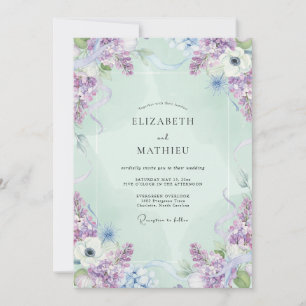 Brautkleid Mint Violett Wisteria Einladung