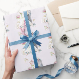 Brautkleid und Hochzeitskleid Geschenkpapier