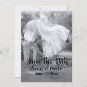 Brautkleid zum Datum speichern Save The Date