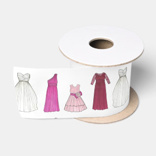 Brautkleidung für Hochzeitskleidung Brautparty Satinband