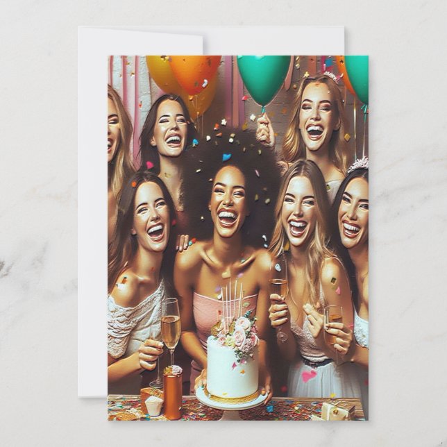 Brautkommando Einladung (Vorderseite)