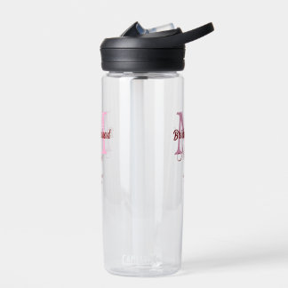 Brautkommando hinzufügen Name Monogramm Brautjungf Trinkflasche