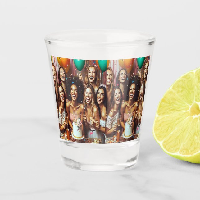 Brautkommando Schnapsglas (Vorderseite)