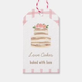 Brautkuchen Geschäft mit individuellem Namen Geschenkanhänger