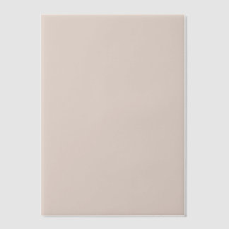 Brautliner aus Vellum in Uni-Farbe