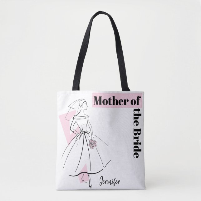 Brautmode Rosa Mutter der Braut rosa Rücken (Vorderseite)