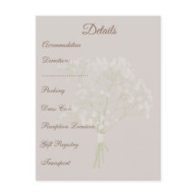 Brautmodenschau Rosenhochzeit Details, Gästeinform