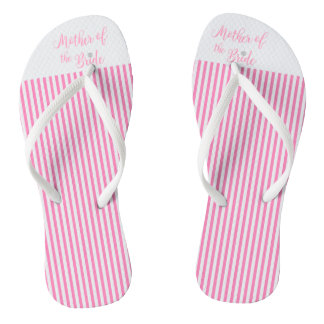 Brautmutter, Bridal, Hochzeit, rosa Niedlich Flip Flops