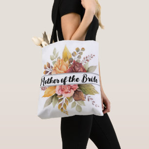 Brautmutter Burgund Floral Herbst Hochzeit T