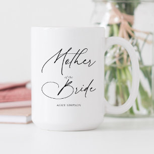 Brautmutter Chic Schrift Zweifarbige Tasse