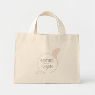 Brautmutter des Bräutigams Art Nouveau Rosafarben Mini Stoffbeutel