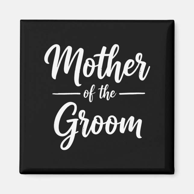Brautmutter des Bräutigams Hochzeit Mama Lustiges  Magnet (Vorne)
