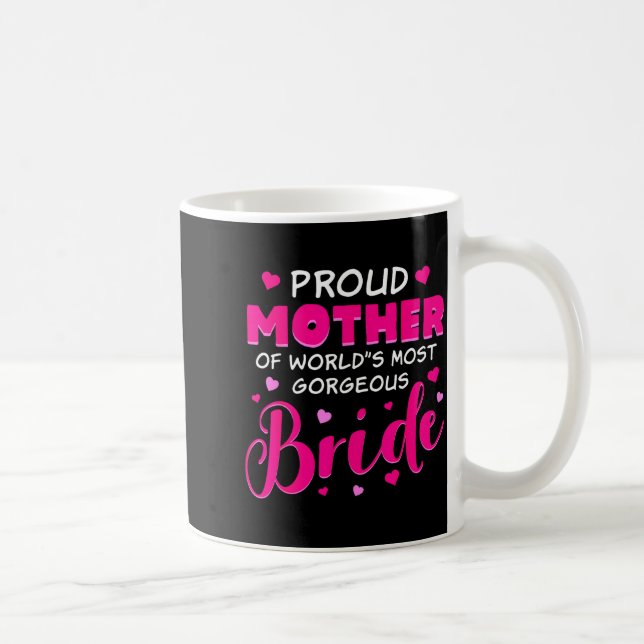 Brautmutter entwirft Hochzeitskostüm für Mutter de Kaffeetasse (Rechts)