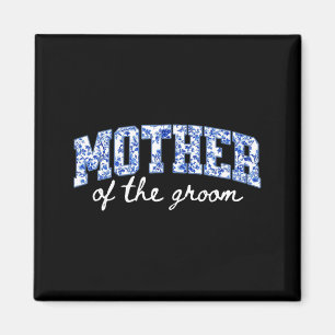 Brautmutter floral blau Chinoiserie Magnet