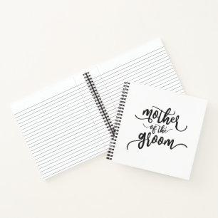 Brautmutter Hochzeit Kalligrafie   Notizbuch