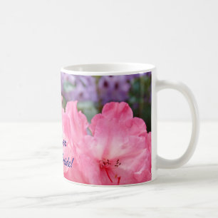 Brautmutter! Kaffeetasse Mug Pink Rhodies
