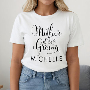 Brautmutter-Kalligrafie-Name T-Shirt