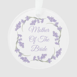 Brautmutter Lavendel-Blumenkranz Ornament