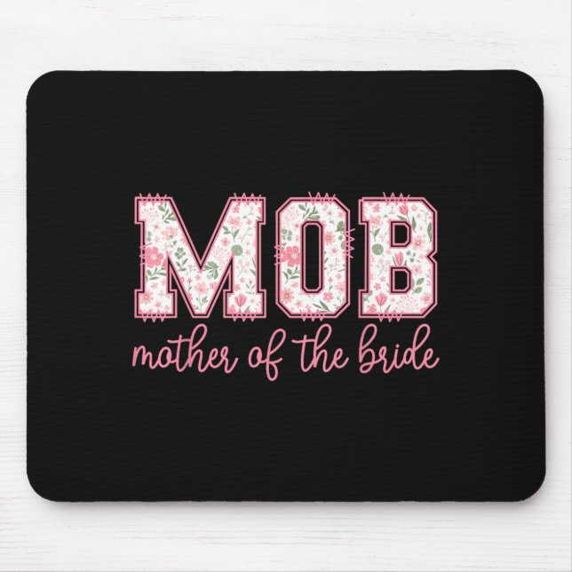 Brautmutter Mob Hochzeit Mama Süß Mousepad (Vorne)