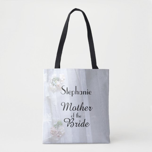 Brautmutter, Name, Faux-Vintage-Spitze (Vorderseite)