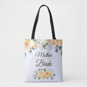 Brautmutter Navy Blau Koralle Pfirsich Blumen