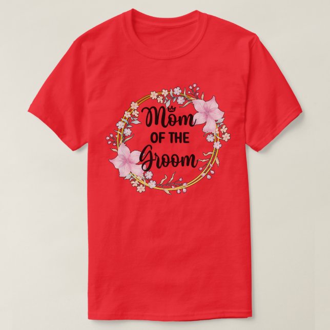 Brautmutter-Party Hochzeitstag Brautmutter  T-Shirt (Design vorne)