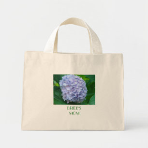Brautmutter-Tasche Geschenke BLAUE HYDRANGEA Laven Mini Stoffbeutel