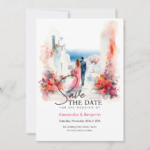 Brautpaar auf der Hochzeit | Griechisches Thema | 