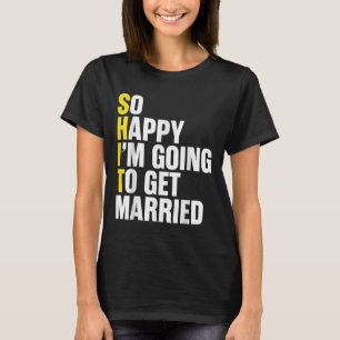 Brautpaare Funny Verlobung Hochzeit T-Shirt