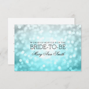 Brautparty Advice Beach Ombre Glitzer Lights Einladung