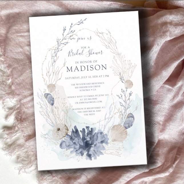 Brautparty an der Küste Einladung (Von Creator hochgeladen)