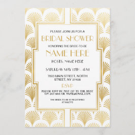 Brautparty Art Deco Party der 20er Jahre Einladung